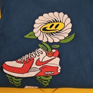 Nike Red and White Air Max Sneakers